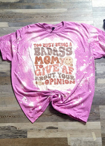 Badass Mom Retro T-shirt - SlayBasics 