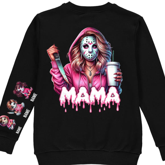 Custom Mama Name Jason Vorhees Sweater