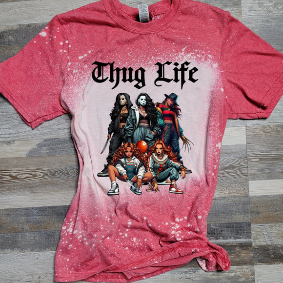 Girls Horror Thug Life Halloween T-shirt