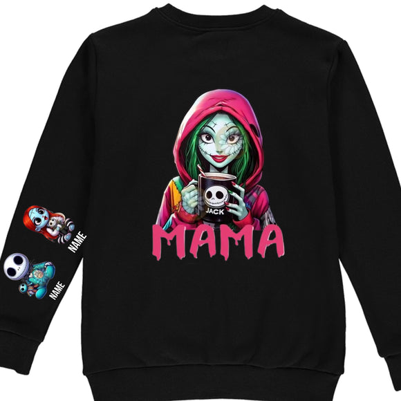 Custom Name Mama Nightmare Before Christmas Sweater