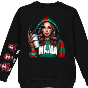 Custom Name Mama Freddy Krueger Sweater