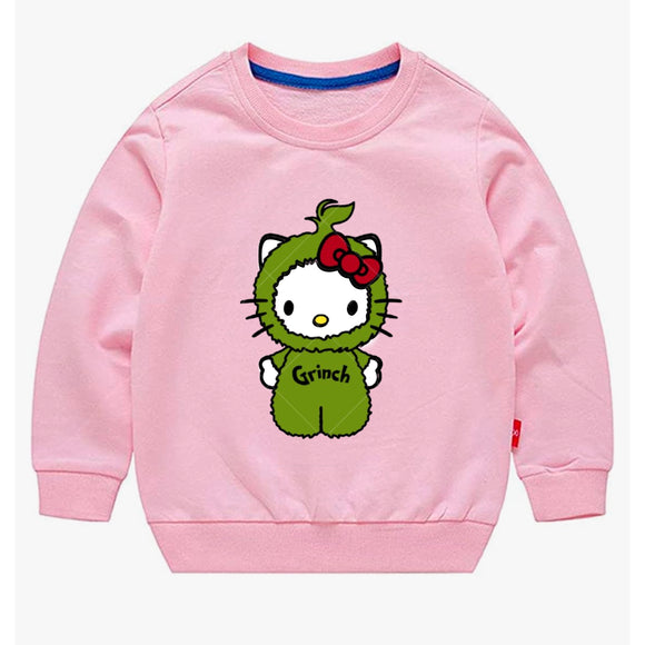 Hello Kitty Grinch Sweater Kids/ Adult