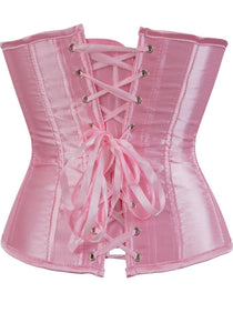 Pink Silk Corset