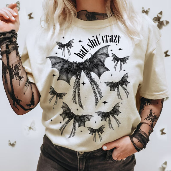 Bat Shit Crazy Bows T-shirt