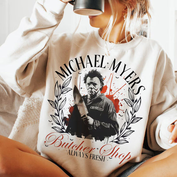 Michael Meyers Butcher Shop Sweater