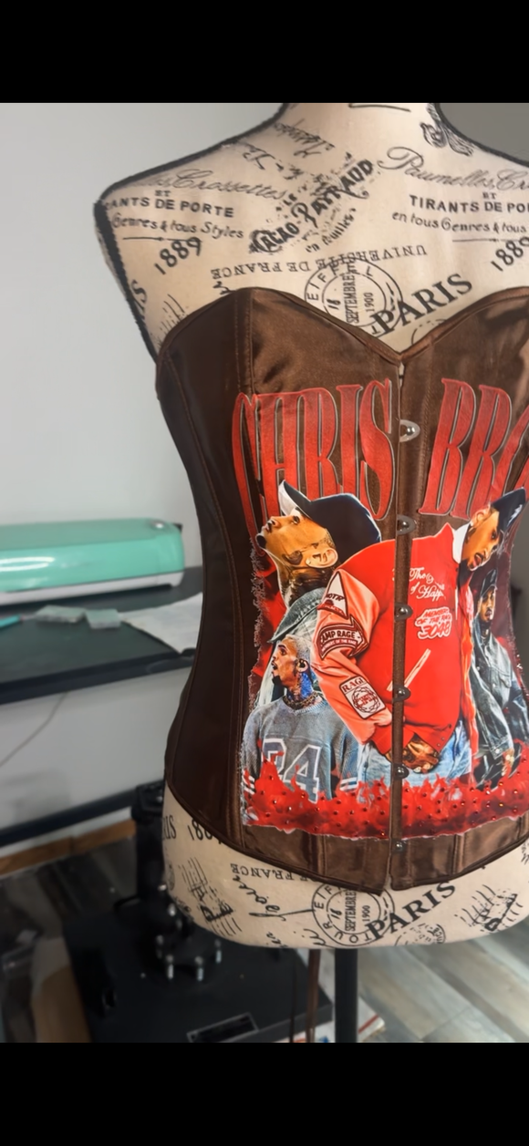 Custom Corset Chris Brown