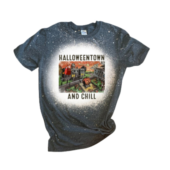 Halloween Town And Chill T-shirt- Unisex - SlayBasics 