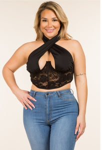 PLUS- Out Of Town Underwire Lace Top - SlayBasics 